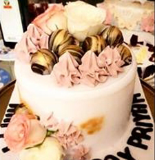 ELEGANT BIRTHDAY CAKE