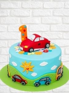 TOY CAR CAKE