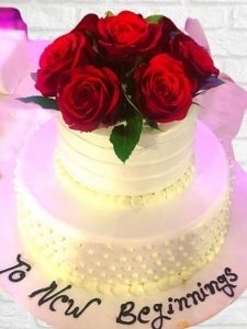 ROSE WEDDING CAKE